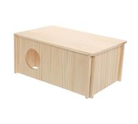 Toddmomy 1Pc Wooden Hamster Nest Cozy Decorative Pet House for Animals Sleeping and Play Area Durable Design for Hamsters Mice and Gerbils Easy to Clean