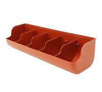 Toddmomy 1Piece Pig Feeding Trough Compartment Plastic Feeder for Pigs Durable Design for Newborn Piglets for Livestock Farms Quality Plastic Manger for Clean Feeding