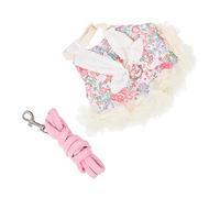 Toddmomy 1Set Bunny Clothes Kit Decorative Harness for Party Rabbit Decor Comfortable Fit Design for Outdoor Fun for Small Pets Like Dwarf and Lop Eared Rabbits