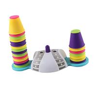 Toddmomy 1Set Cartoon Stacking Cups Funny Educational for Safe Smooth Design Enhances Coordination Imagination for Early Development