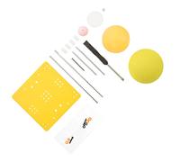 Toddmomy 1Set DIY Sun Earth Moon Orbital Model Educational Science Kit for Geography Astronomy Teaching Tool Illustrates Earth Rotation Moon Phases Random Colored Beads