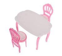 Toddmomy 1set Dollhouse Furniture Set Realistic Miniature Table and Chairs for Creative Parent-boy Girl Play and Safe Design for Imaginative Scenarios and Home Simulations