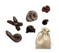 Toddmomy 1Set Fake Poo Set Realistic Prank Props for April Fool Day Halloween Party Lifelike Novelty Prank Made From Flexible Tpr Material