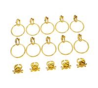Toddmomy 1Set Halloween Pirate Earrings and Rings Decorative Jewelry for Costume Parties Fun Pirate Accessories for Themed Playtime and Halloween Decor