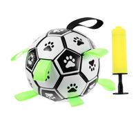 Toddmomy 1set Interactive Dog Soccer Toy Pet Molar Chew for Tugging Training Playtime Engaging Puppy Bite Toy for Happy and Active Dogs Random Style