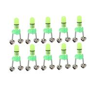 Toddmomy 1set LED Fishing Alarm Bells Durable Night Fishing Accessories for Beginners Essential Bite Alert for Enthusiasts and 10pcs