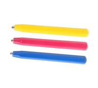 Toddmomy 1set Magnetic Drawing Board Pens Replacement Fine Craftsmanship Stylus for Adults Portable Magnet Pens for Creative Writing and Drawing Includes Rose Red Blue Yellow 3pcs
