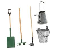 Toddmomy 1Set Miniature Dollhouse Garden Tools of Tiny Ornaments for Home Decor and Scene Gardening and Design for Courtyards and Playhouses