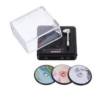 Toddmomy 1Set Miniature Record Player Model Tiny CD Player for Dollhouse Decor Realistic Design Detailed Craftsmanship for Bedroom Living Room Scenes