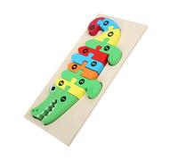 Toddmomy 1Set Puzzle Early Enlightenment Jigsaw Plaything for Preschool Learning Adorable Cartoon Design Develops Divergent Thinking Patience Educational