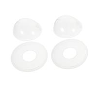 Toddmomy 1set Reusable Silicone Breast Milk Collectors Portable and Leakproof Milk Collecting Tools for Breastfeeding Comfortable and Easy to Use for Mothers 2pcs