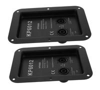 Toddmomy 2 Pack Speaker Terminal Plate Iron Subwoofer Box Terminal Cup for Stage Sound System Easy Install for 612 Box More