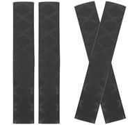 Toddmomy 2 Pairs Drumstick Wrap Anti Slip Covers Black Irradiation Cross-linked Polyethylene Repeatable Water Washing Protecting Drumsticks from Damage for Drum Players