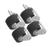 Toddmomy 2 Pairs of Pinch Rollers for Cassette Tape Player Pressure Belt Pulley Frame Compatible Automatic Tape Recorders Sturdy Audio Parts
