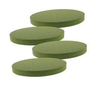 Toddmomy 2 Pairs Portable Round Yoga Knee Pad Cushion for Joint Lightweight Exercise Mat for Gym Outdoor Workouts and Yoga Sessions