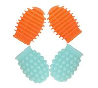 Toddmomy 2 Pairs Silicone Drumstick End Tips for Drumsticks Noise-reducing Quiet Practice Mute Dampeners Drum Kit and Surface Protection Accessories for Home Studio and Lesson Use