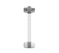 Toddmomy 2 Pc Baby Safety Lock Child Security Locks for Cupboard Drawer Wardrobe Appliance Doors Preventing Children from Opening (Grey)