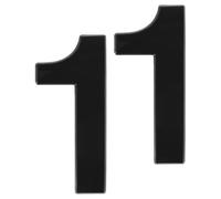 Toddmomy 2 Pcs Self Adhesive Plastic House Numbers 3.9 Inch Weatherproof Door Numbers outside Mailbox Garage Apartment Address Sign