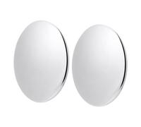 Toddmomy 2 Pcs Stainless Steel Bathroom Sink Drain Stopper Covers with Pop-up Push Button Washbasin Strainer Covers for Vessel Sinks Compatible with Overflow Basins in Kitchen and Bathroom
