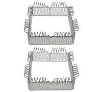 Toddmomy 2 Set Miniature Plastic Fence for Military War Scenario DIY Micro Landscape Decoration Easy Assembly Mini Guardrail for Dollhouse Garden and Barn Playset