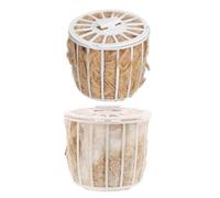 Toddmomy 2 Set Soft Jute Bird Nesting Material with Fiber Bedding for Canaries Finches and Parakeets Designed for Garden, Outdoor and Bird Cage Nesting