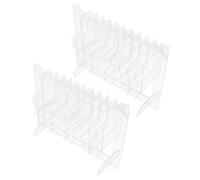 Toddmomy 2 Sets Acrylic Nail Art Display Board with Hanger Style Design for Efficient Organization and Aesthetic Appeal, Nail Display Holder Suitable for Home Salon Use