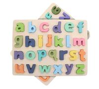 Toddmomy 2 Sets Alphabet Puzzle for Educational Jigsaw with Bright Colors Cognitive Matching and Logic Development Early Learning Puzzle