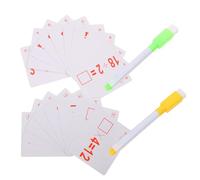 Toddmomy 2 Sets Arithmetic Flash Cards Fun Learning for Math Practice Subtraction Multiplication Cards Early Education Cognition Tools Design for Engaging Learning