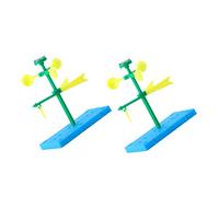Toddmomy 2 Sets DIY Educational Wind Vane Model of Plastic Assemble for Science Experiment Kit to Enhance Hands Skills and Analytical Thinking