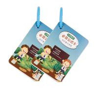 Toddmomy 2 Sets Educational Math Formula Flash Cards for Safe Material Ring-bound for Easy Organization Vibrant Design for Grades Learning and Memory Training