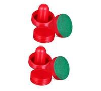 Toddmomy 2 Sets Ice Hockey Pucks and Paddles with Sliders Pads for Game Tables Smooth Gliding Accessories for Competitive Play