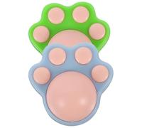 Toddmomy 2 Sets Rotatable Catnip Ball with Replaceable Indoor Catnip Core Lickable Chew Ball for Kitten Teeth Cleaning and Stress Relief in Green Blue