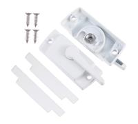 Toddmomy 2 Sets Zinc Alloy Crescent Lock for Sliding Window Door Security Stable White Sash Lock with Simple Structure Easy Installation for Vertical Horizontal Sliding Windows