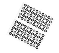 Toddmomy 2 Sheets Scanning Dots Stickers Scanning Marking Sticker Pet Reflective Film Tear Resistant Reflection Points Enhancing The Accuracy for Scanner Accessories Black
