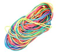 Toddmomy 20 pcs Rainbow Finger Stretchy Strings Cats Cradle String Game for Soft Elastic Hand Educational Parent Interaction Gift