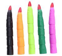 Toddmomy 20 Pieces Spooky Fake Witch Nails Colorful Halloween Nail Covers for Cosplay Zombie Witch Costumes for Parties Carnivals Black Orange Purple Dark Green
