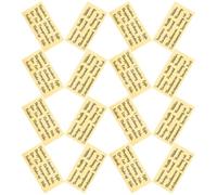 Toddmomy 20 Sets Multi-Function PVC Adhesive Label Stickers for Budget Management, Sturdy Classifying Cash Envelope Labels with Classic Font Design, Practical Money Management Accessory