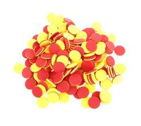 Toddmomy 200pcs Dual-Sided Round Math Counters for Kids Learning Colorful Counting Chips Educational Toys Interactive Math Manipulatives for Classroom and Home Use