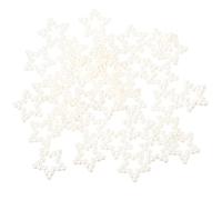 Toddmomy 200pcs Five-pointed Star Diamond Material Mini Stereo Beaded Stars Crafts DIY Plastic Nail Decors Charms for Crafting Ornaments Small Plastic Material