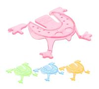 Toddmomy 200Pcs Mini Jumping Frogs Toy Set Fun Educational Toys for Boys and Girls for Parties and Birthdays Random Colors for Toddlers and Children