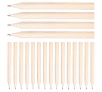 Toddmomy 200pcs Mini Wooden Short round Pencils Pre Sharpened Hb Pencils Bulk Pack with Durability and Writing Experience, for Schools and Note Taking