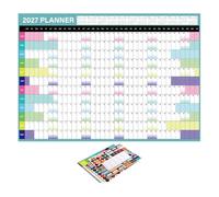 Toddmomy 2027 Wall Calendar 12 Month, 29" X 20" Academic Yearly Planner