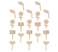Toddmomy 20pcs Bamboo Label for Gardening Art Labels Plants Bamboo Plant Tags Use as Marking Tags in Garden Scenario