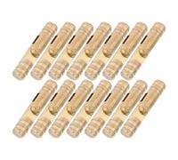 Toddmomy 20pcs Brass Hidden Barrel Hinges 4x20mm Invisible Concealed Round Cylindrical Hinges for Jewelry Box Cabinet Door Secret Compartment DIY Woodworking