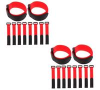 Toddmomy 20pcs Crow Rooster Collars Noise Neck Belts for Poultry Red Design Noise Dampening for Environment