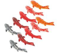 Toddmomy 20Pcs decorations fake fish aquarium fake goldfish aquarium supply miniature figure Model household small paper cup decorate mini cake carp household