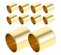 Toddmomy 20pcs Dining Chair Leg Covers Nonslip Furniture Pads Thickened Chair Pads Aluminum Furniture Feet Cover Caps Golden