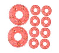 Toddmomy 20pcs Dolphin Ring Little Mermaid Pool Pool Rings for Diving Pvc
