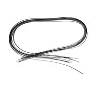 Toddmomy 20pcs Guitar Binding Purfling Strips 1650x6x1.5mm Abs Material Acoustic and Classical Guitar Edging Repair Diy Decorative Binding Black