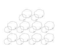 Toddmomy 20pcs Lamp Retaining Clips for Mr16 Mr11 Spotlights and Downlights, Silver Manganese Steel Spring Clips with Universal Fitting and Firm Grip Security, for Workplaces and Retail